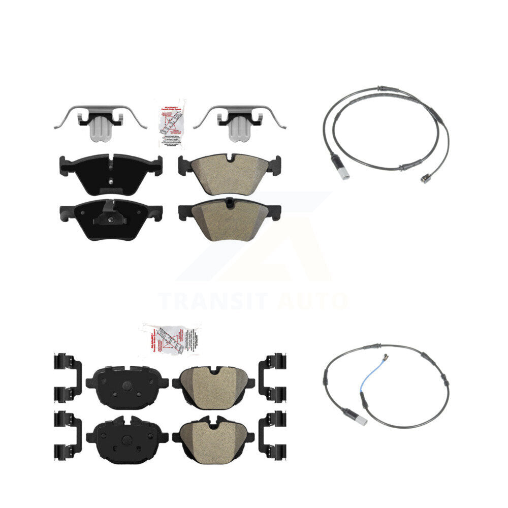AmeriBRAKES KNW-100133 Disc Brake Pad for 2011-2016 BMW 528i - Front and Rear