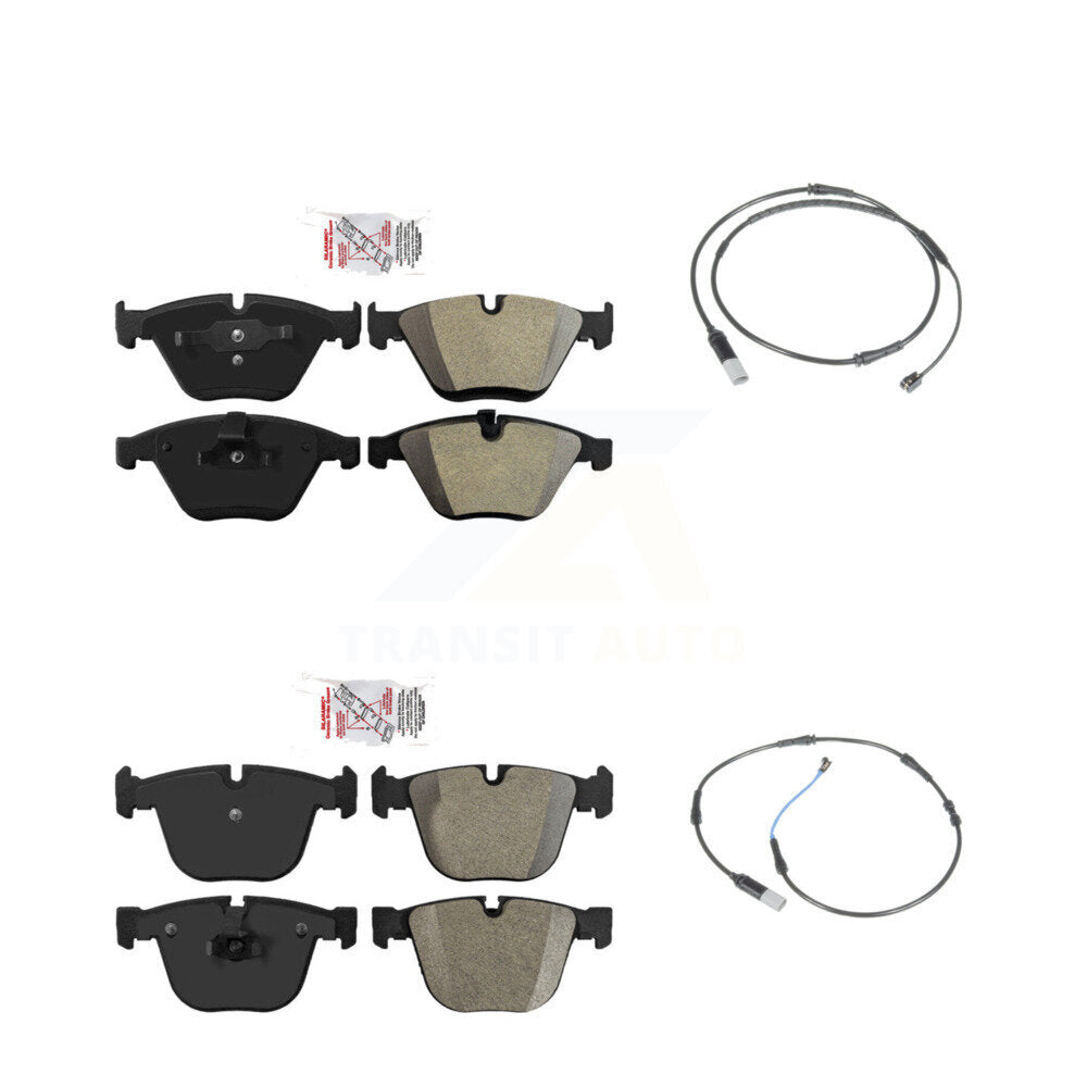 AmeriBRAKES KNW-100134 Disc Brake Pad for 2010 BMW 535i - Front and Rear