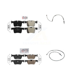 AmeriBRAKES KNW-100139 Disc Brake Pad for 2012-2018 BMW 328d, BMW 328d xDrive and More - Front and Rear