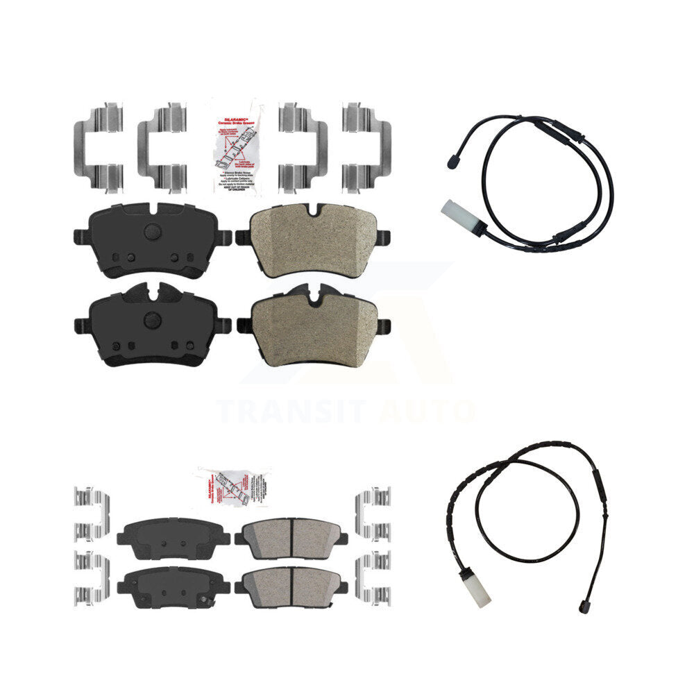 AmeriBRAKES KNW-100140 Disc Brake Pad for 2012-2016 Mini Cooper Paceman, Mini Cooper Countryman - Front and Rear
