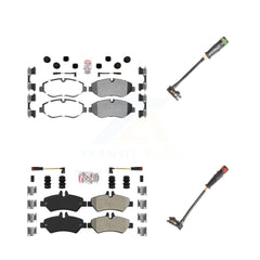 AmeriBRAKES KNW-100145 Disc Brake Pad for 2007-2018 Mercedes-Benz Sprinter 2500, Dodge Sprinter 2500, Freightliner Sprinter 2500 - Front and Rear