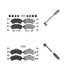 AmeriBRAKES KNW-100146 Disc Brake Pad for 2010-2018 Mercedes-Benz Sprinter 3500, Mercedes-Benz Sprinter 3500XD - Front and Rear