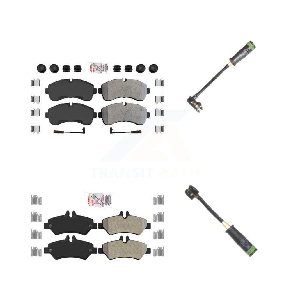 AmeriBRAKES KNW-100147 Disc Brake Pad for 2010-2018 Mercedes-Benz Sprinter 3500 - Front and Rear