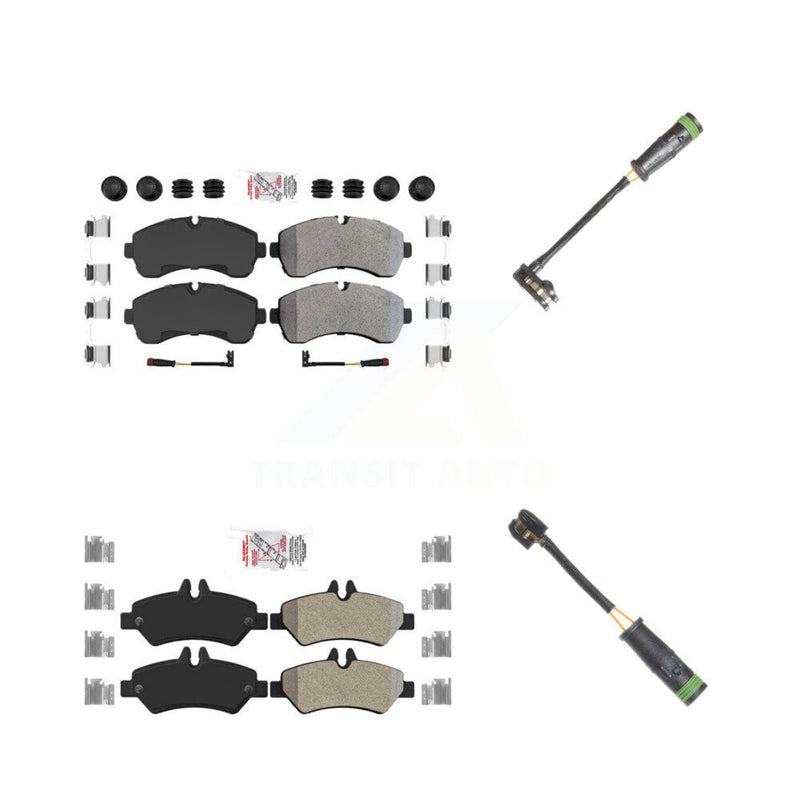 AmeriBRAKES KNW-100147 Disc Brake Pad for 2010-2018 Mercedes-Benz Sprinter 3500 - Front and Rear