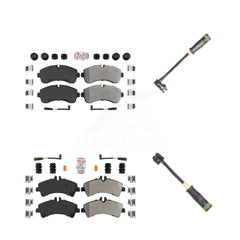 AmeriBRAKES KNW-100148 Disc Brake Pad for 2010-2018 Mercedes-Benz Sprinter 3500, Mercedes-Benz Sprinter 3500XD - Front and Rear