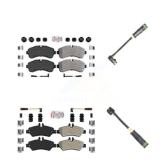 AmeriBRAKES KNW-100149 Disc Brake Pad for 2010-2018 Mercedes-Benz Sprinter 3500 - Front and Rear