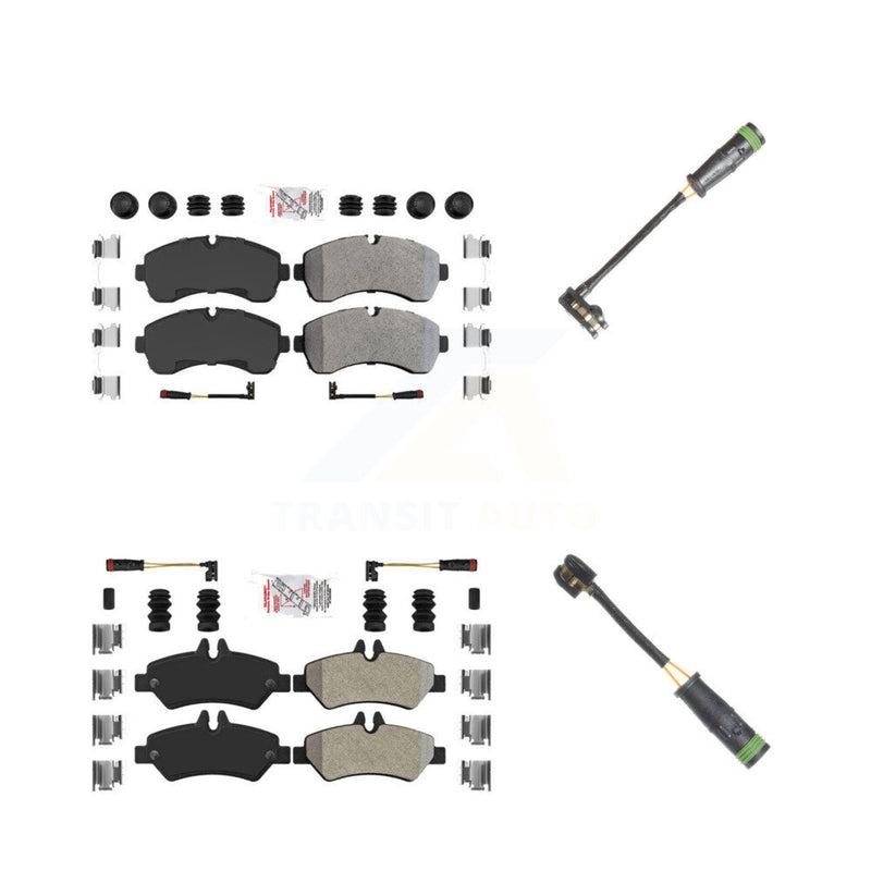 AmeriBRAKES KNW-100149 Disc Brake Pad for 2010-2018 Mercedes-Benz Sprinter 3500 - Front and Rear