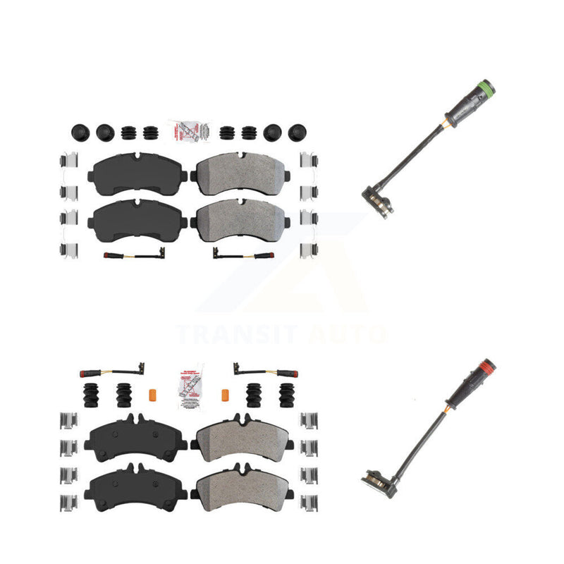 AmeriBRAKES KNW-100152 Disc Brake Pad for 2010-2018 Mercedes-Benz Sprinter 3500 - Front and Rear