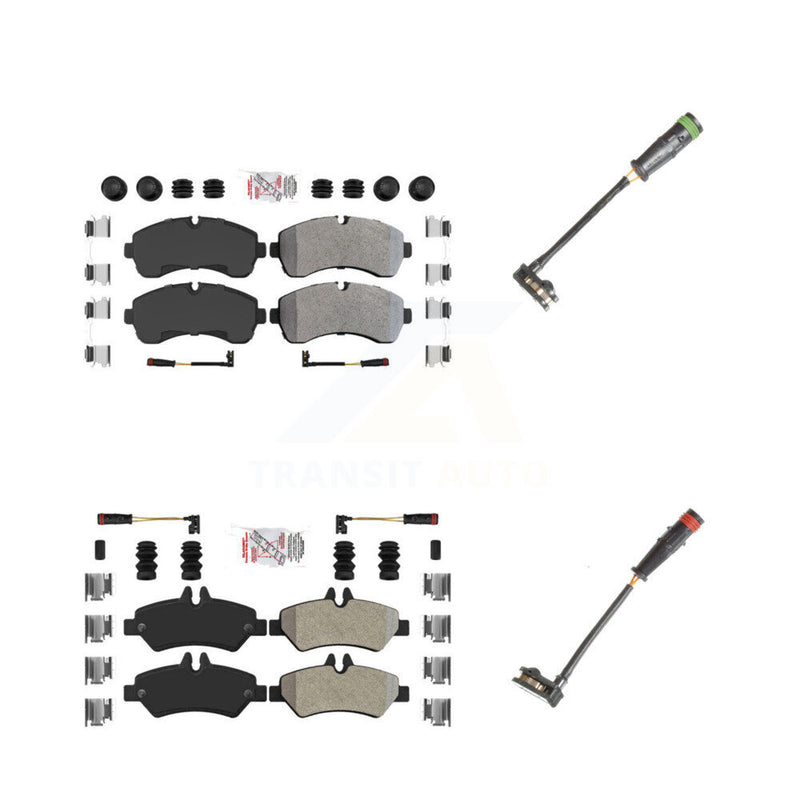 AmeriBRAKES KNW-100153 Disc Brake Pad for 2010-2018 Mercedes-Benz Sprinter 3500 - Front and Rear