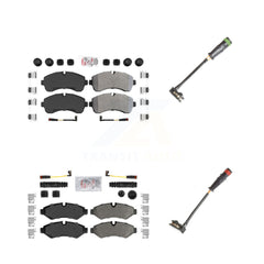 AmeriBRAKES KNW-100159 Disc Brake Pad for 2019-2023 Mercedes-Benz Sprinter 1500, Mercedes-Benz Sprinter 2500 - Front and Rear