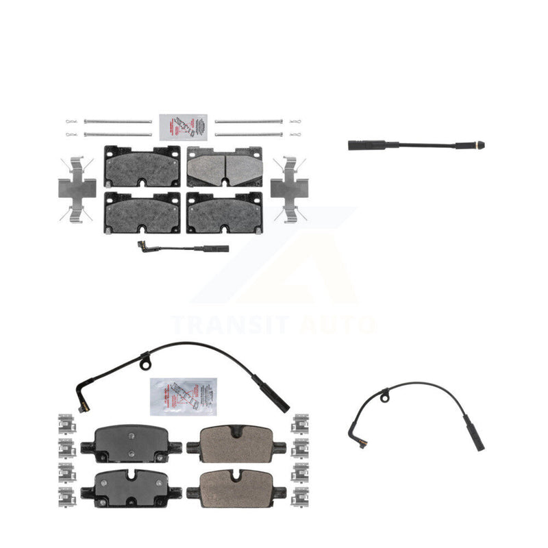 AmeriBRAKES KNW-100171 Disc Brake Pad for 2019-2024 Chevrolet Silverado 1500, Chevrolet Silverado 1500 LTD and More - Front and Rear