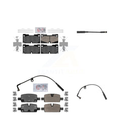 AmeriBRAKES KNW-100176 Disc Brake Pad for 2019-2024 Chevrolet Silverado 1500, Chevrolet Silverado 1500 LTD and More - Front and Rear