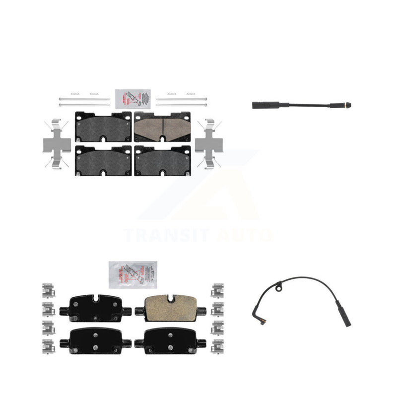 AmeriBRAKES KNW-100177 Disc Brake Pad for 2019-2024 Chevrolet Silverado 1500, Chevrolet Silverado 1500 LTD and More - Front and Rear