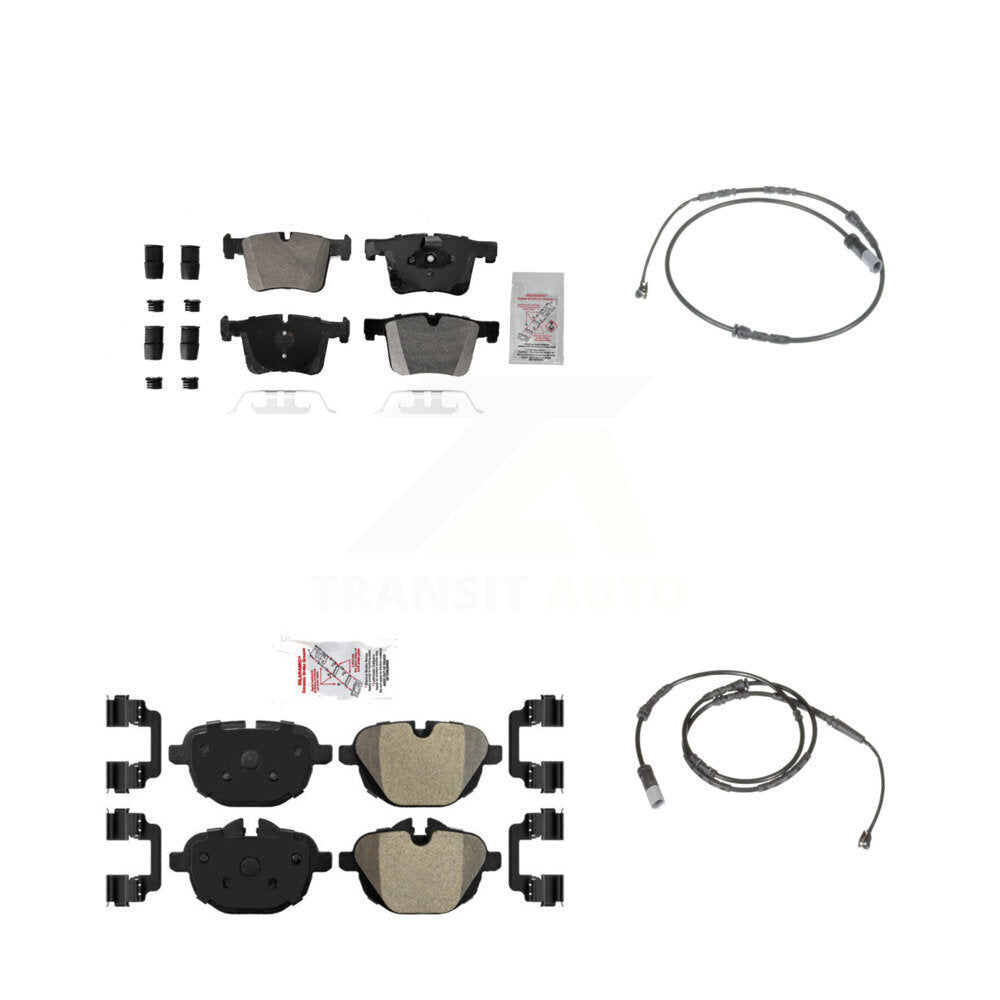 AmeriBRAKES KNW-100186 Disc Brake Pad for 2011-2018 BMW X4, BMW X3 - Front and Rear