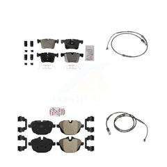 AmeriBRAKES KNW-100186 Disc Brake Pad for 2011-2018 BMW X4, BMW X3 - Front and Rear
