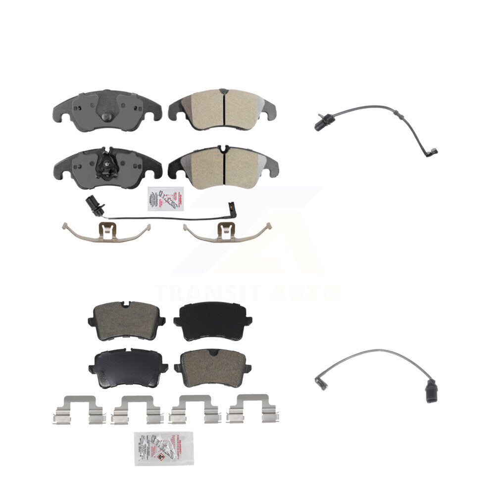 AmeriBRAKES KNW-100194 Disc Brake Pad for 2012-2015 Audi A6 Quattro, Audi A7 Quattro - Front and Rear