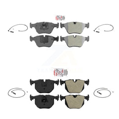 AmeriBRAKES KNW-100197 Disc Brake Pad for 2004-2010 BMW X3 - Front and Rear