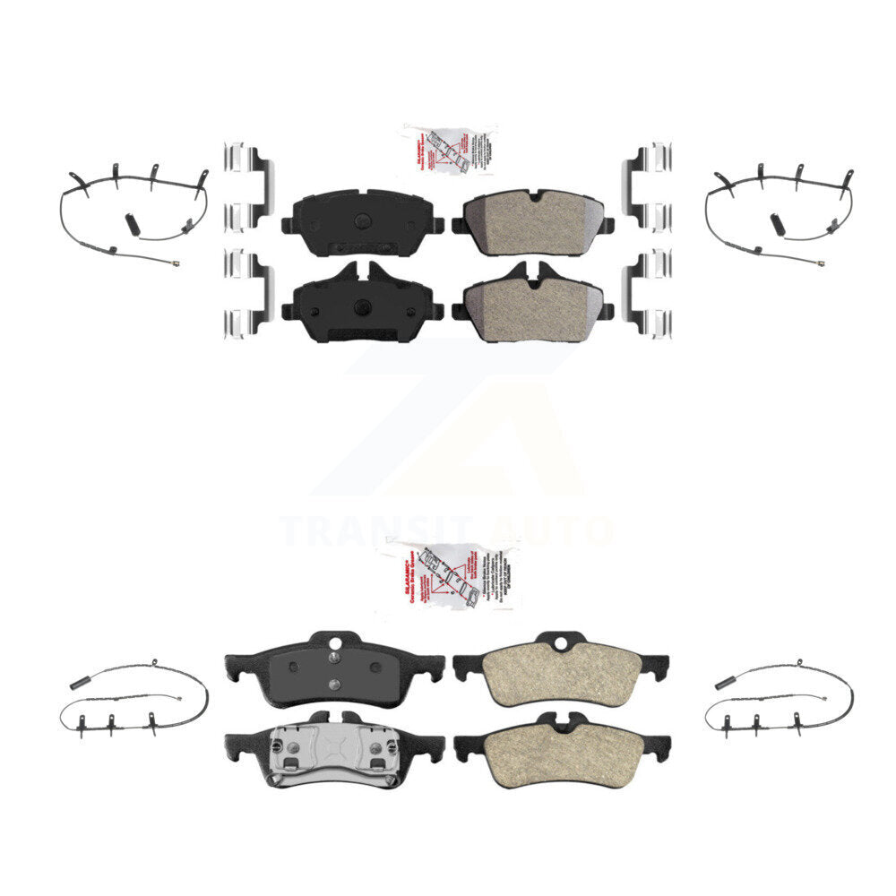 AmeriBRAKES KNW-100202 Disc Brake Pad for 2007-2008 Mini Cooper - Front and Rear
