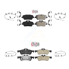 AmeriBRAKES KNW-100202 Disc Brake Pad for 2007-2008 Mini Cooper - Front and Rear