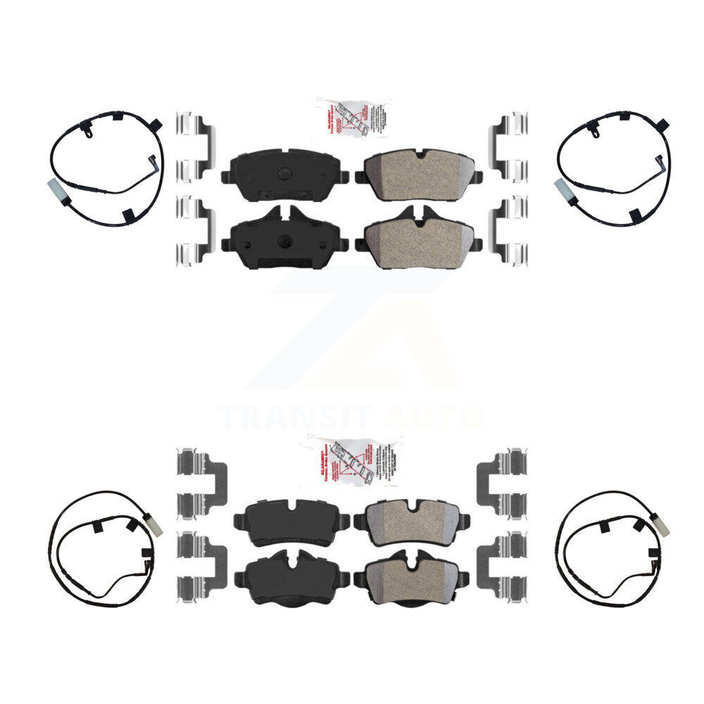 AmeriBRAKES KNW-100204 Disc Brake Pad for 2007-2010 Mini Cooper - Front and Rear