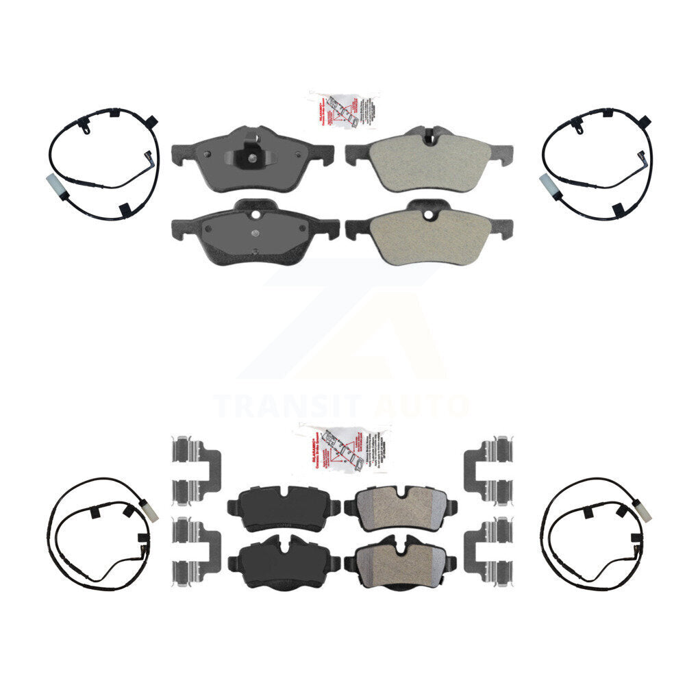 AmeriBRAKES KNW-100205 Disc Brake Pad for 2007-2008 Mini Cooper - Front and Rear