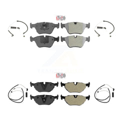 AmeriBRAKES KNW-100210 Disc Brake Pad for 2006-2008 BMW Z4 - Front and Rear