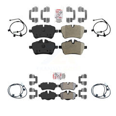 AmeriBRAKES KNW-100212 Disc Brake Pad for 2011-2015 Mini Cooper - Front and Rear