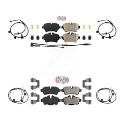 AmeriBRAKES KNW-100214 Disc Brake Pad for 2015 Mini Cooper - Front and Rear
