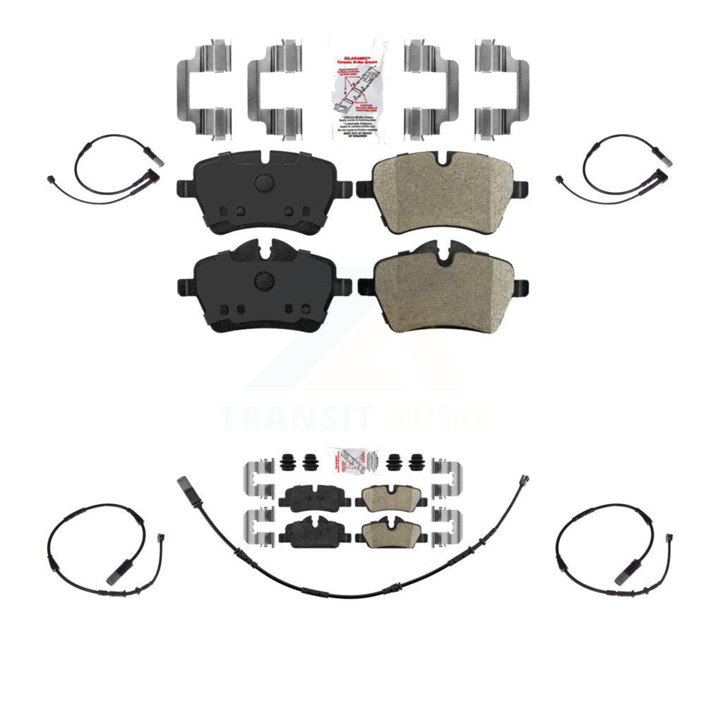 AmeriBRAKES KNW-100216 Disc Brake Pad for 2015-2016 Mini Cooper - Front and Rear