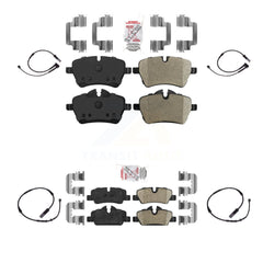 AmeriBRAKES KNW-100217 Disc Brake Pad for 2015-2016 Mini Cooper - Front and Rear
