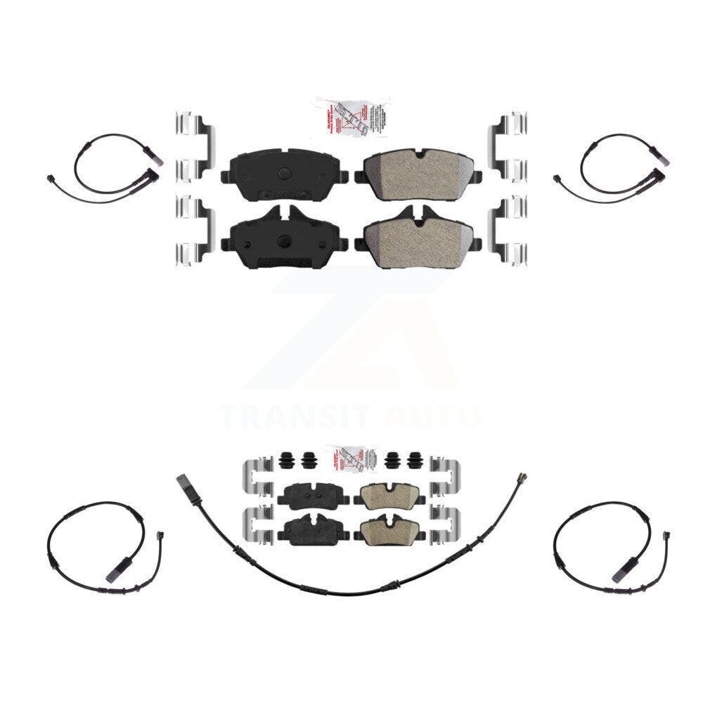 AmeriBRAKES KNW-100220 Disc Brake Pad for 2015-2020 Mini Cooper - Front and Rear