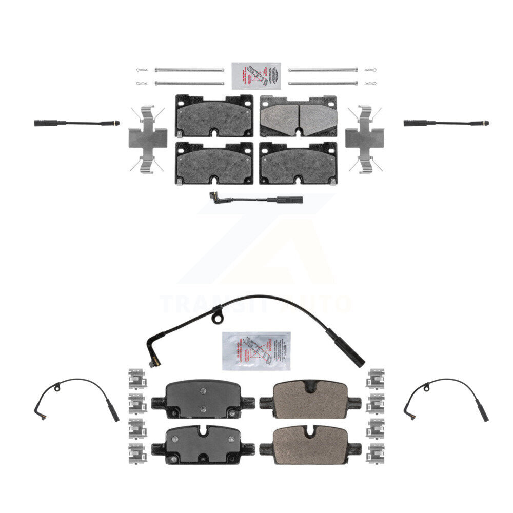 AmeriBRAKES KNW-100230 Disc Brake Pad for 2019-2024 Chevrolet Silverado 1500, Chevrolet Silverado 1500 LTD and More - Front and Rear