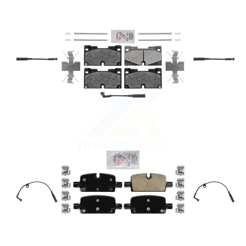 AmeriBRAKES KNW-100231 Disc Brake Pad for 2019-2024 Chevrolet Silverado 1500, Chevrolet Silverado 1500 LTD and More - Front and Rear