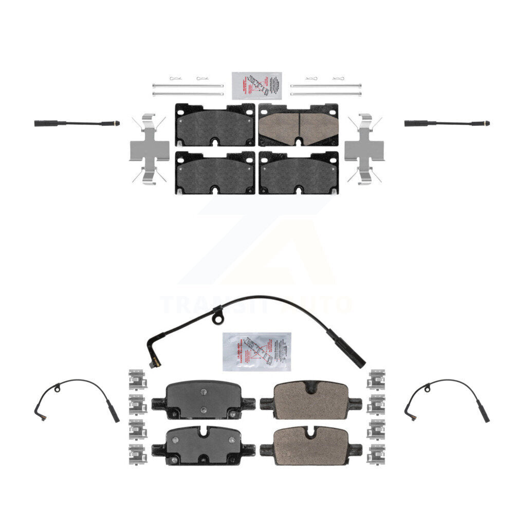 AmeriBRAKES KNW-100235 Disc Brake Pad for 2019-2024 Chevrolet Silverado 1500, Chevrolet Silverado 1500 LTD and More - Front and Rear