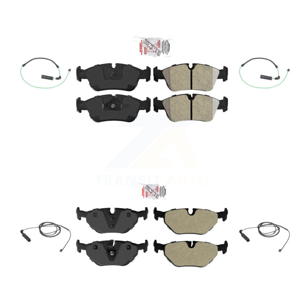 AmeriBRAKES KNW-100253 Disc Brake Pad for 2001-2005 BMW 325xi - Front and Rear
