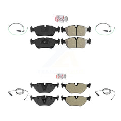 AmeriBRAKES KNW-100253 Disc Brake Pad for 2001-2005 BMW 325xi - Front and Rear