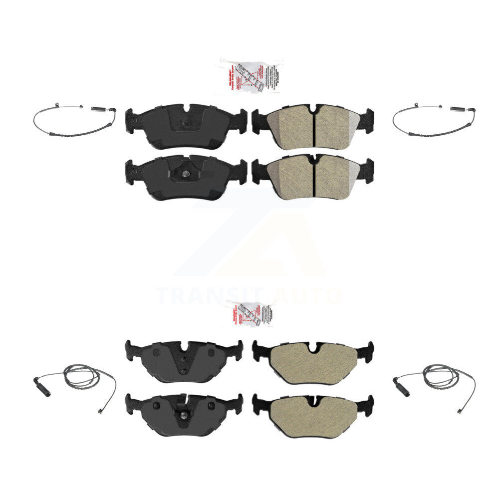 AmeriBRAKES KNW-100254 Disc Brake Pad for 1999-2006 BMW 320i, BMW 325Ci and More - Front and Rear