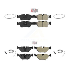 AmeriBRAKES KNW-100254 Disc Brake Pad for 1999-2006 BMW 320i, BMW 325Ci and More - Front and Rear