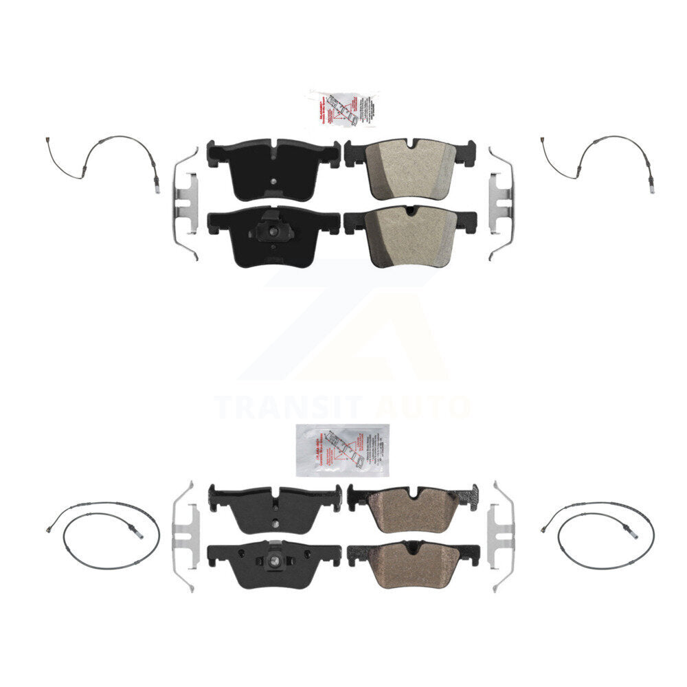 AmeriBRAKES KNW-100262 Disc Brake Pad for 2012-2018 BMW 328d, BMW 328d xDrive and More - Front and Rear