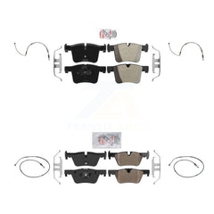 AmeriBRAKES KNW-100262 Disc Brake Pad for 2012-2018 BMW 328d, BMW 328d xDrive and More - Front and Rear