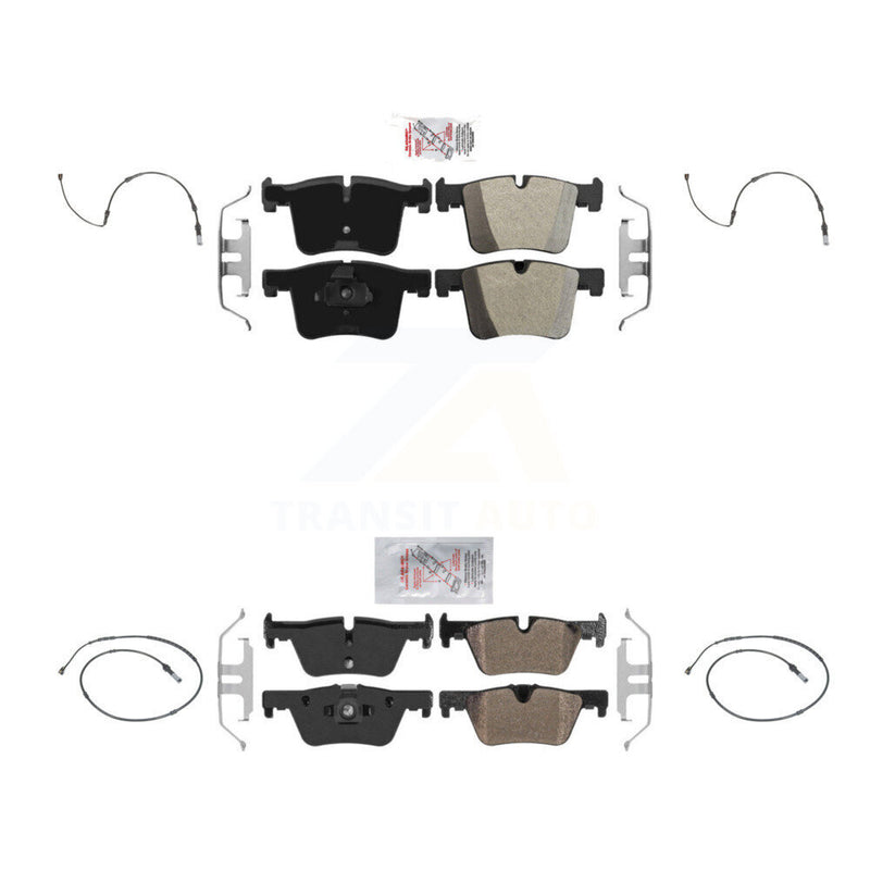 AmeriBRAKES KNW-100262 Disc Brake Pad for 2012-2018 BMW 328d, BMW 328d xDrive and More - Front and Rear