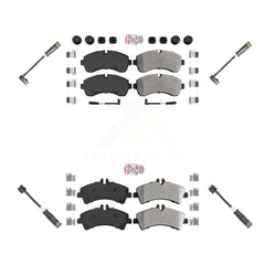 AmeriBRAKES KNW-100265 Disc Brake Pad for 2010-2018 Mercedes-Benz Sprinter 3500, Mercedes-Benz Sprinter 3500XD - Front and Rear