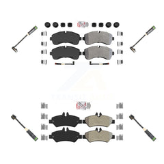 AmeriBRAKES KNW-100266 Disc Brake Pad for 2010-2018 Mercedes-Benz Sprinter 3500 - Front and Rear