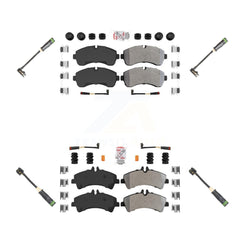 AmeriBRAKES KNW-100267 Disc Brake Pad for 2010-2018 Mercedes-Benz Sprinter 3500, Mercedes-Benz Sprinter 3500XD - Front and Rear