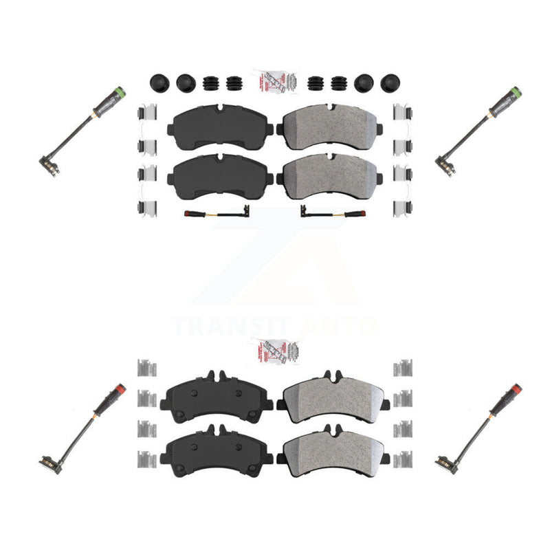 AmeriBRAKES KNW-100269 Disc Brake Pad for 2010-2018 Mercedes-Benz Sprinter 3500 - Front and Rear