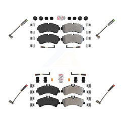 AmeriBRAKES KNW-100271 Disc Brake Pad for 2010-2018 Mercedes-Benz Sprinter 3500 - Front and Rear