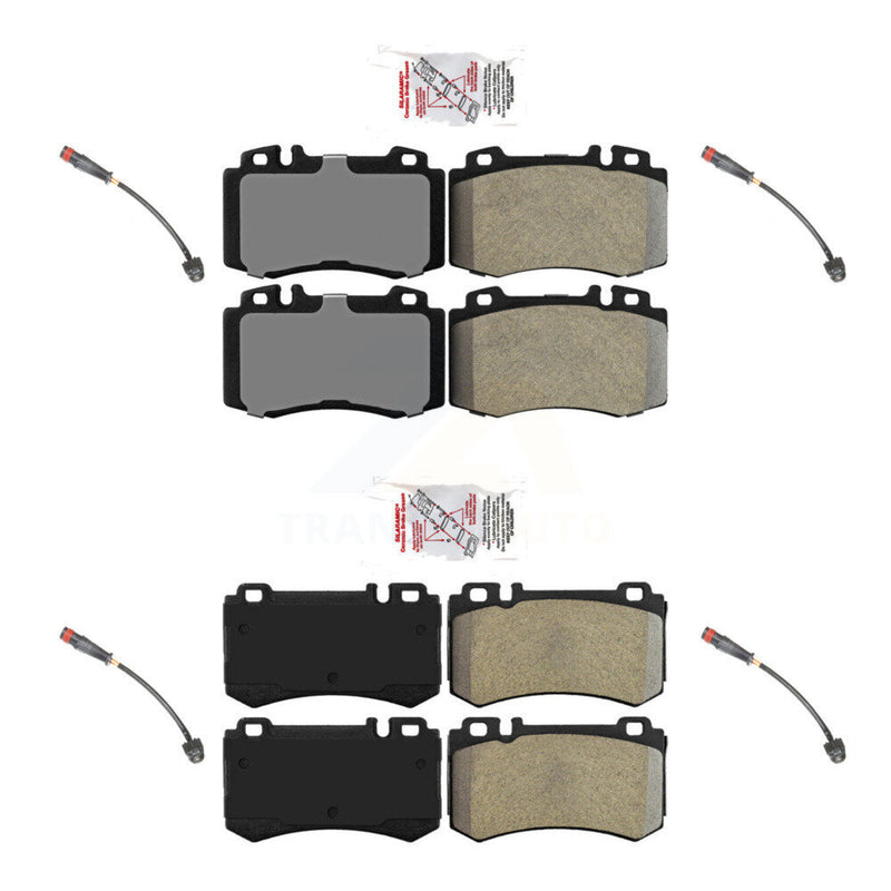 AmeriBRAKES KNW-100283 Disc Brake Pad for 2005-2006 Mercedes-Benz SLK55 AMG - Front and Rear