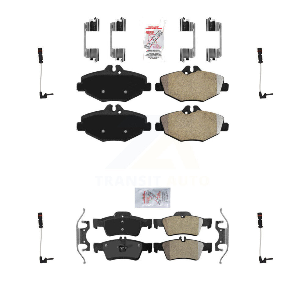 AmeriBRAKES KNW-100286 Disc Brake Pad for 2003 Mercedes-Benz E320 - Front and Rear