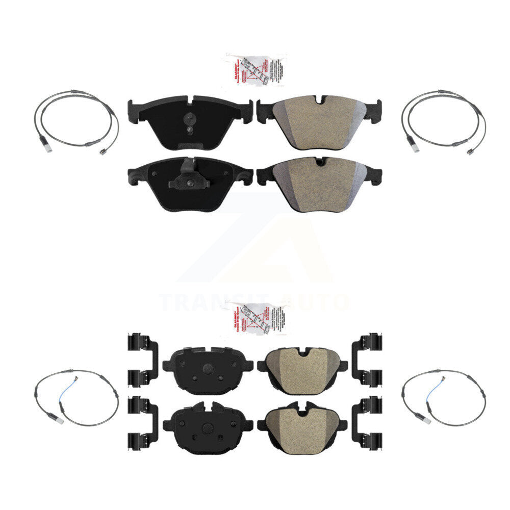 AmeriBRAKES KNW-100290 Disc Brake Pad for 2011-2016 BMW 528i, BMW 535d and More - Front and Rear