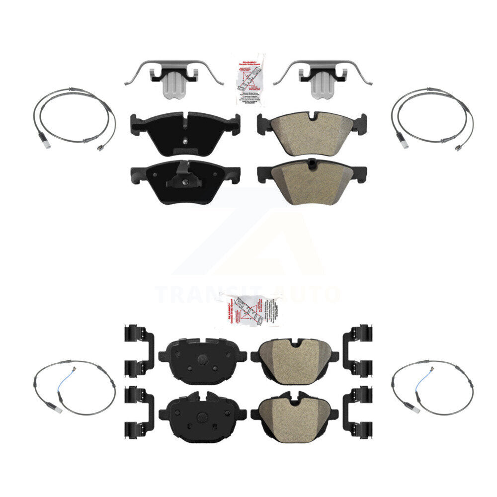 AmeriBRAKES KNW-100291 Disc Brake Pad for 2011-2016 BMW 528i - Front and Rear